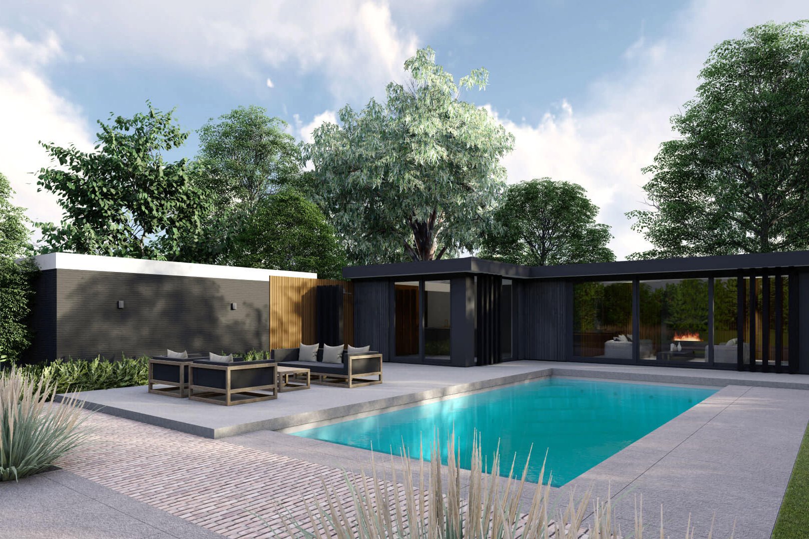 Buitenverblijf type Santorini_FineYar Buitenleven_Poolhouse_Tuinkamer_Tuinkantoor