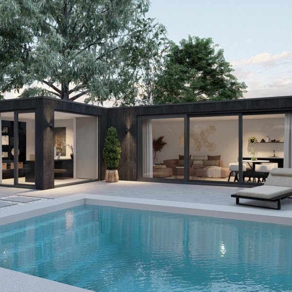 Luxe Buitenverblijf_FineYard buitenleven_buitenverblijf_Type Gili_Tuinkamer_buitenlounge en kantoor in eigen tuin