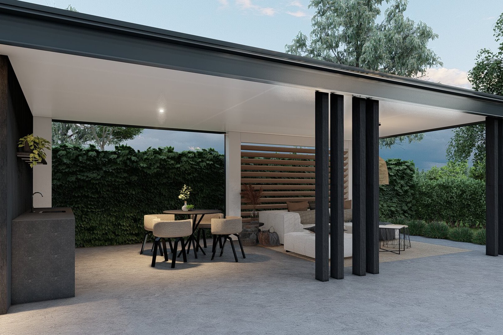 Luxe Buitenverblijf_Bora Bora_FineYard buitenleven_buitenverblijf_Bora Bora_Tuinkamer_buitenlounge_buitenkeuken_spa_wellness in eigen tuin