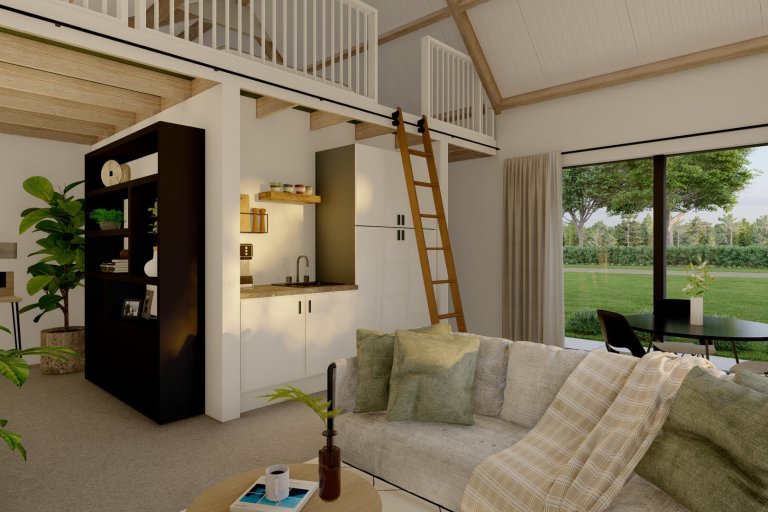 Gastenverblijf 6x10 meter Klazienaveen_FineYard Buitenleven